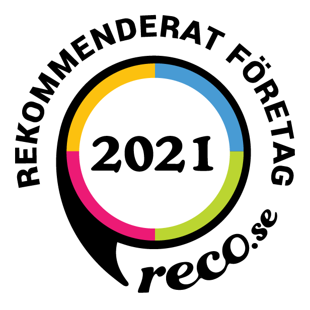 Reco.se rekommenderat företag 2021